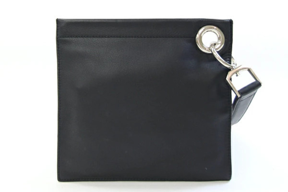 Loewe Flat Clutch Retro Black Bag Clutch Leather Black